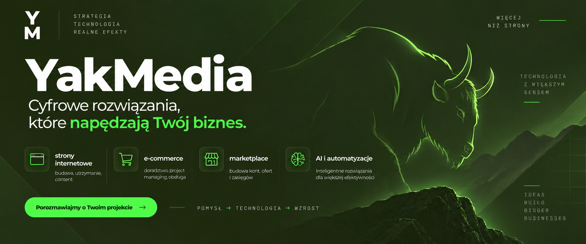 YakMedia - strony internetowe, e-commerce, marketplace